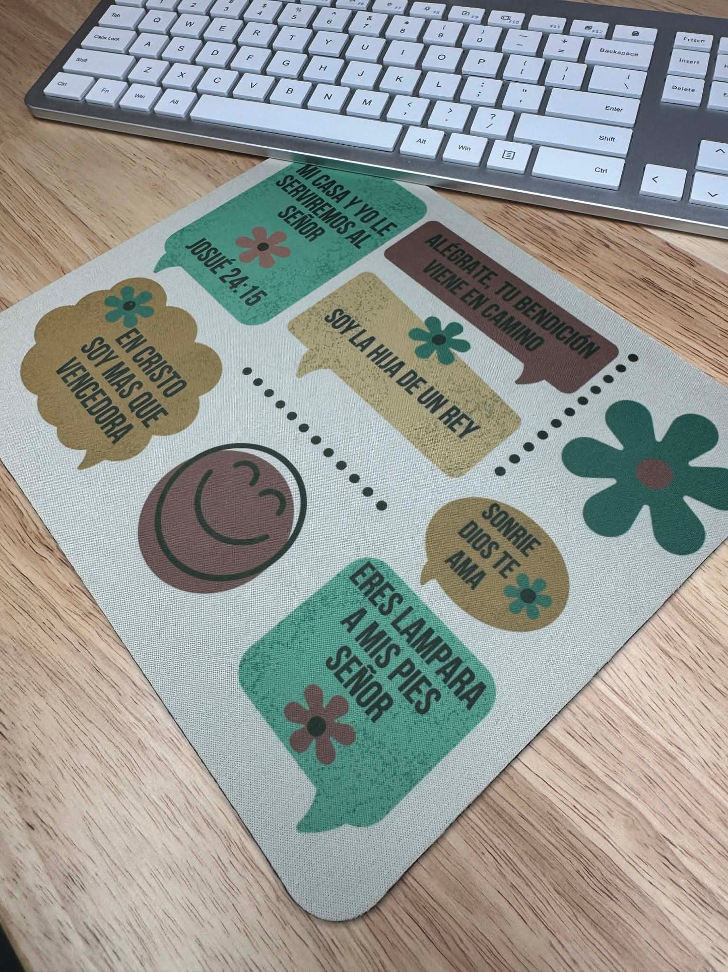 Dios te ama, alfombrillas de ratón con versículos Bíblicos