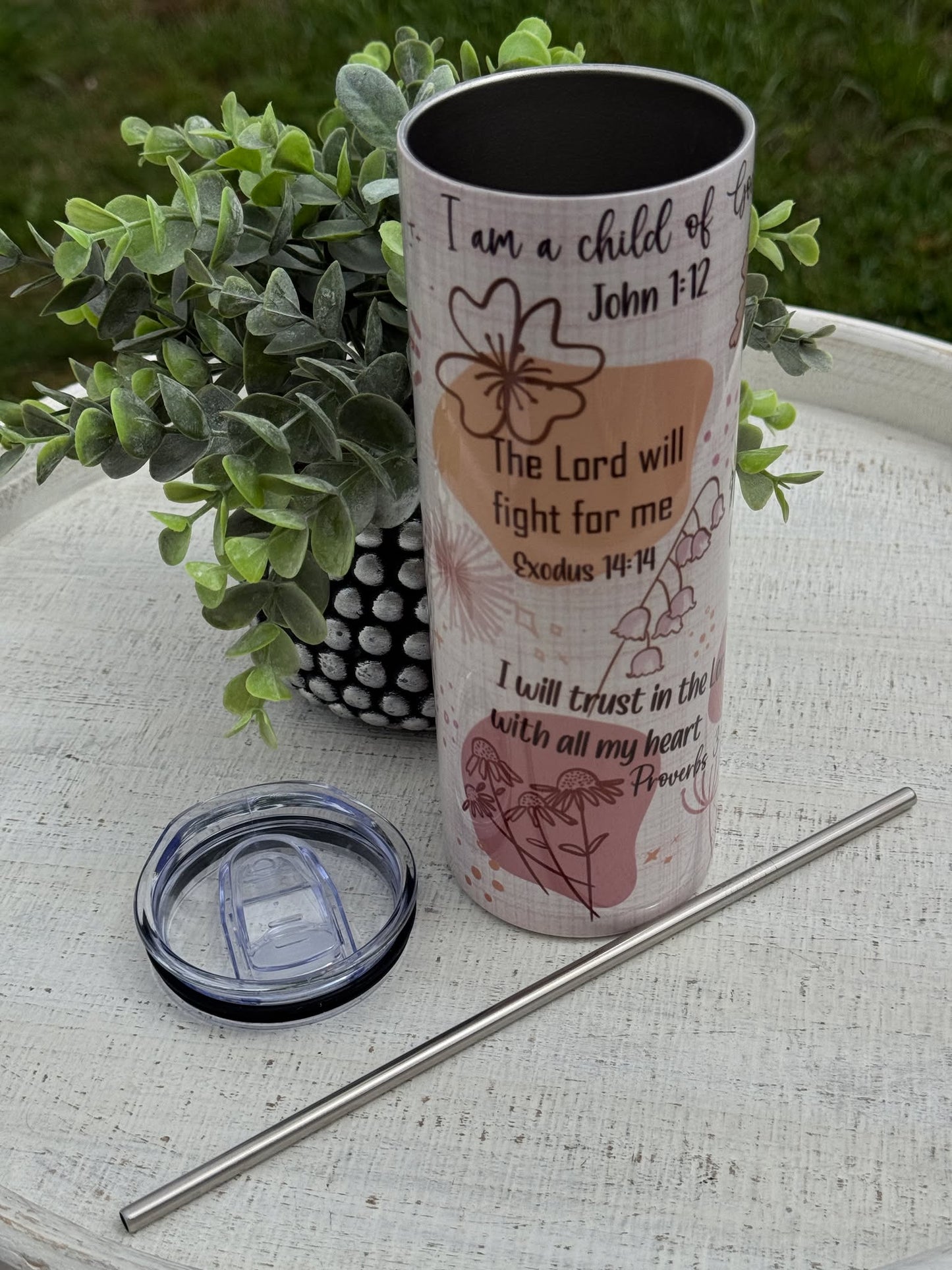 Bible Verse 20 oz Tumbler
