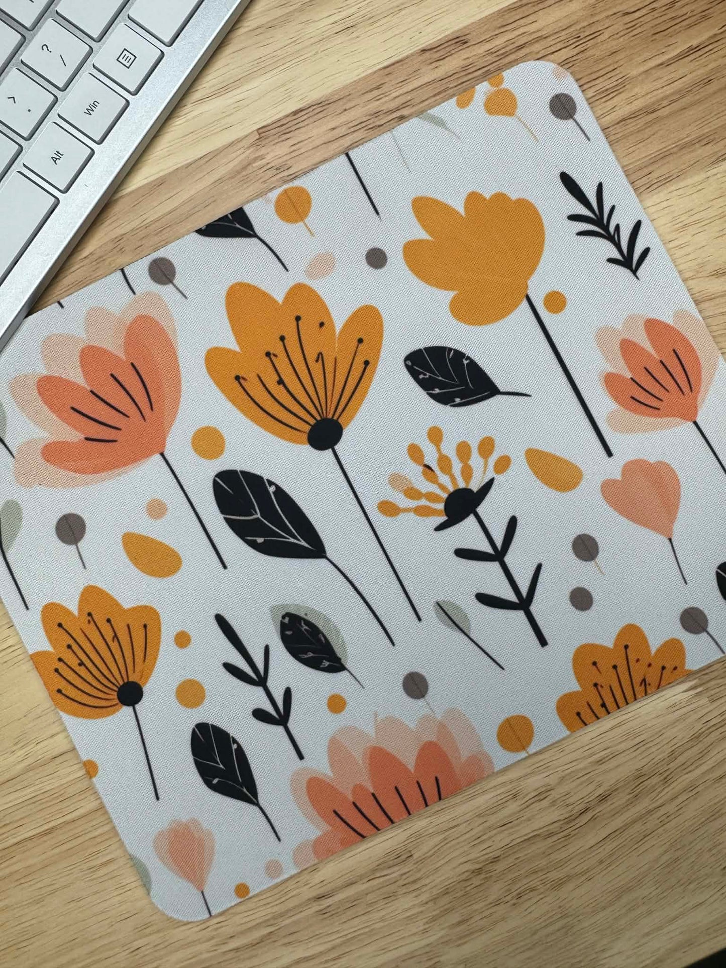 Yellow yard beauty mousepad