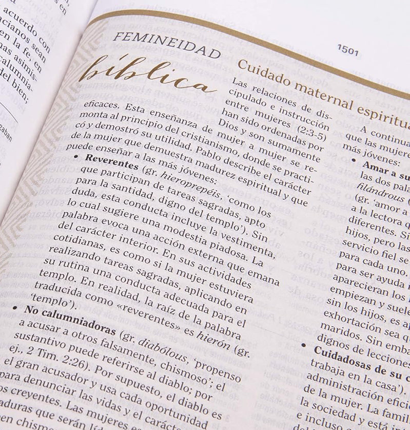 Biblia de estudio para mujeres RVR 1960