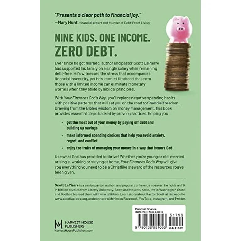 Your Finances God's Way Workbook: A Biblical Guide to Making the Best Use of Your Money