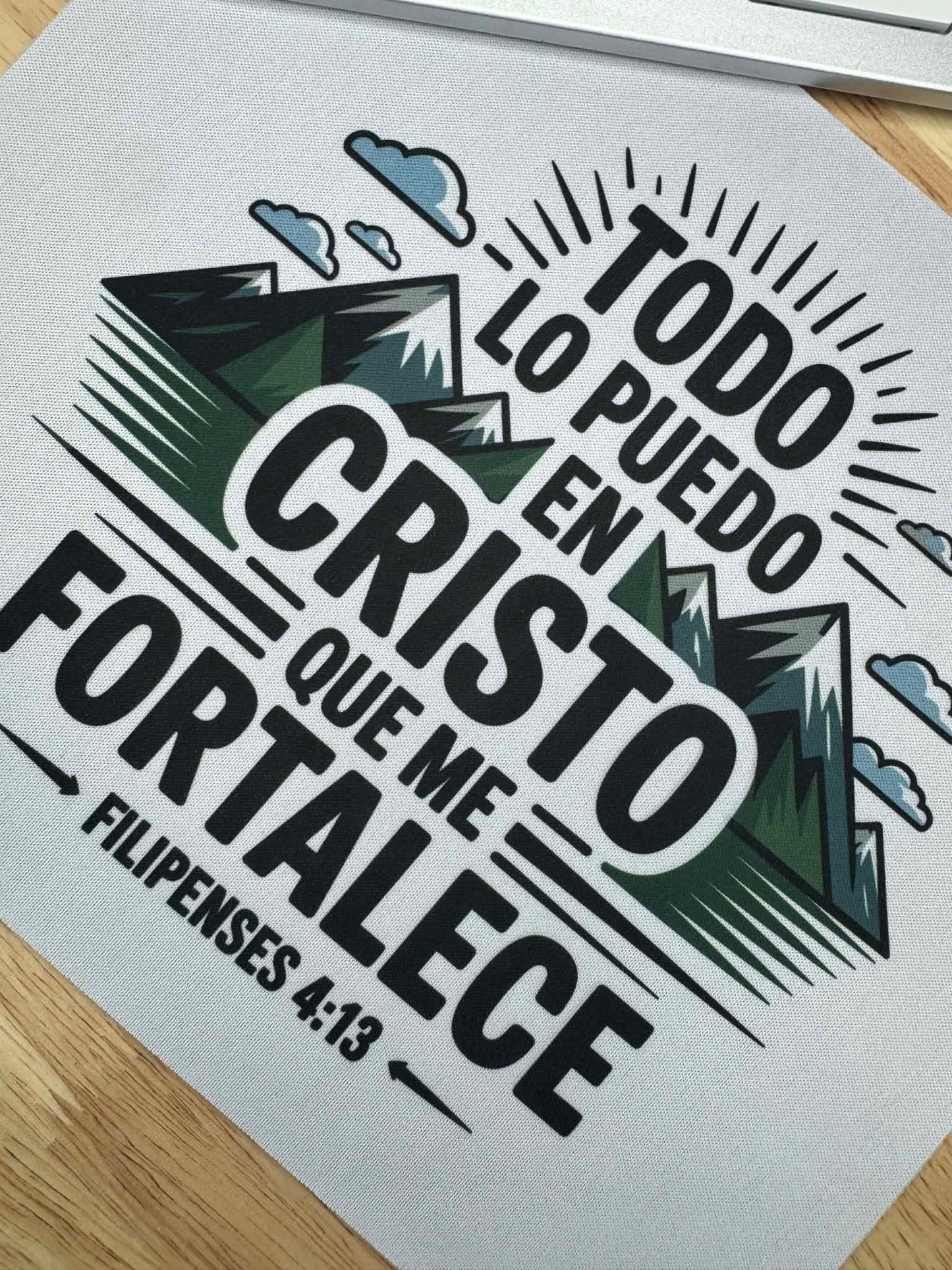 Todo lo puedo en Cristo, Alfombrilla de raton