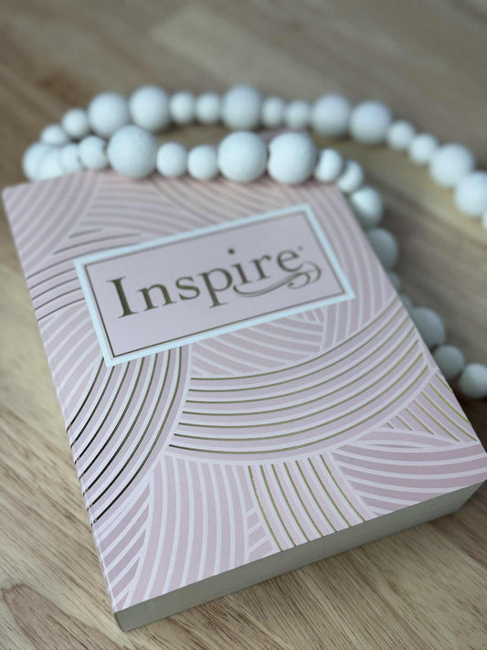 NLT Inspire Bible: The Bible for Coloring & Creative Journaling--softcover, pink