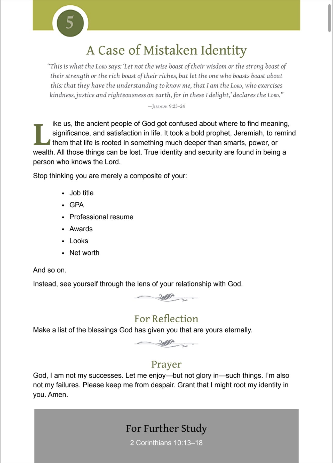Who I Am in Christ Daily Devotional