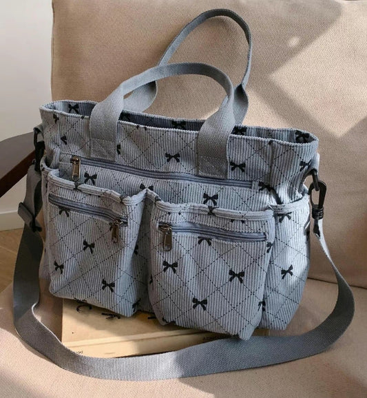 Blue Print Tote Bag