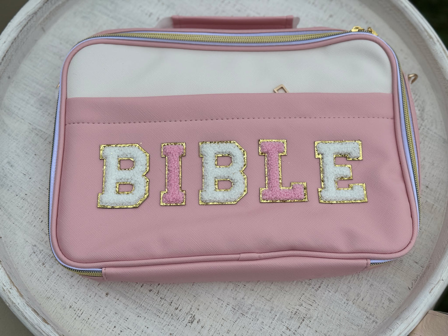 Pink Bible Bag Set