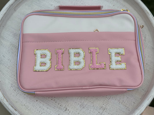 Pink Bible Bag Set