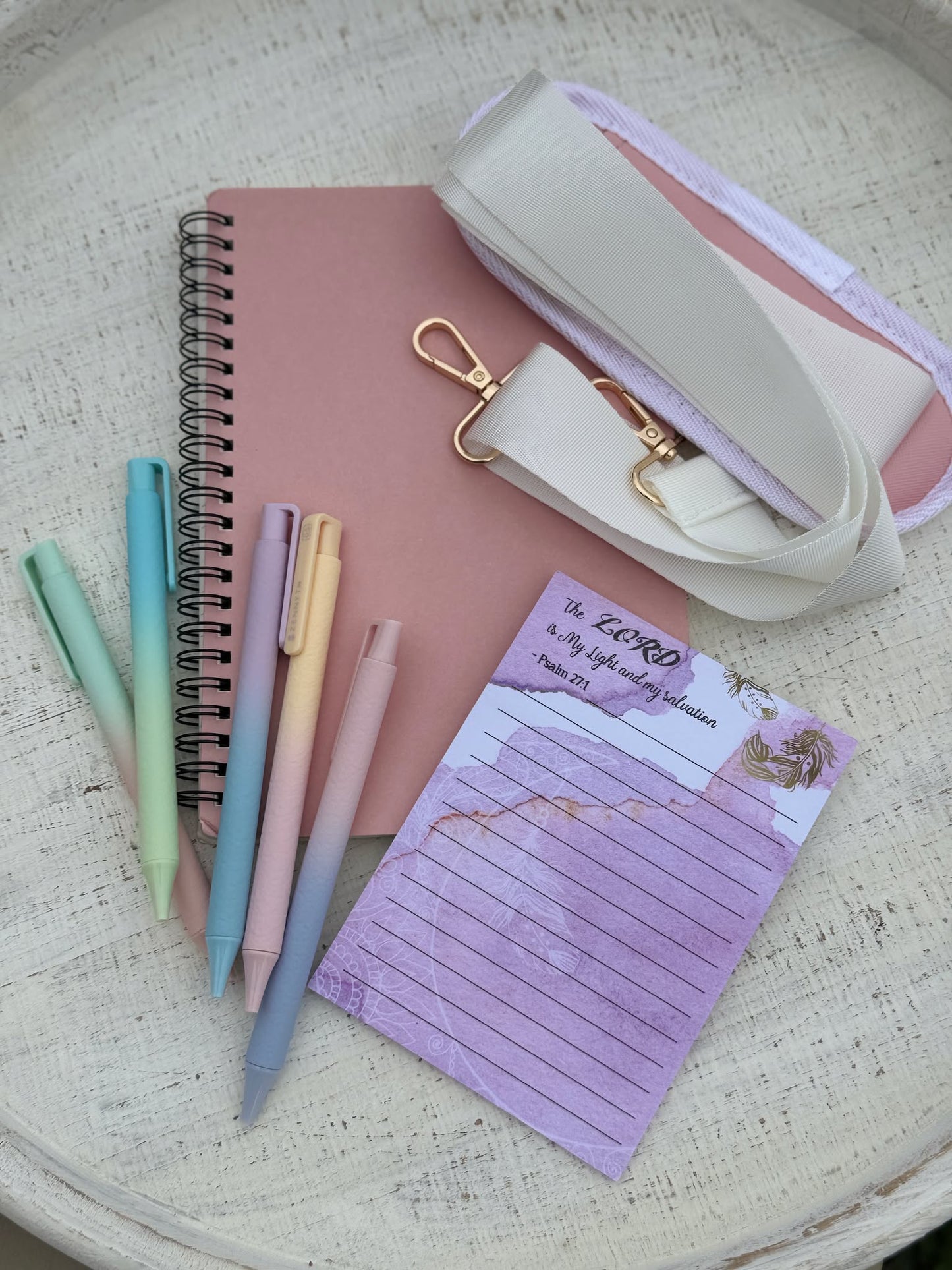 Pink Bible Bag Set