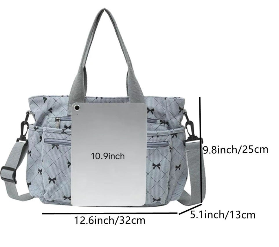 Blue Print Tote Bag