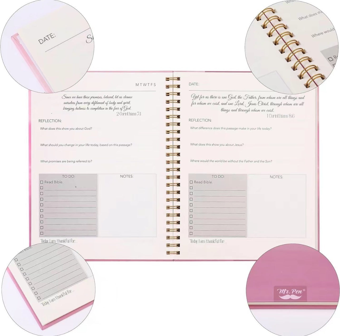 Mr. Pen- Bible Journaling Kit, Highlighters and Pens No Bleed, Study Kit