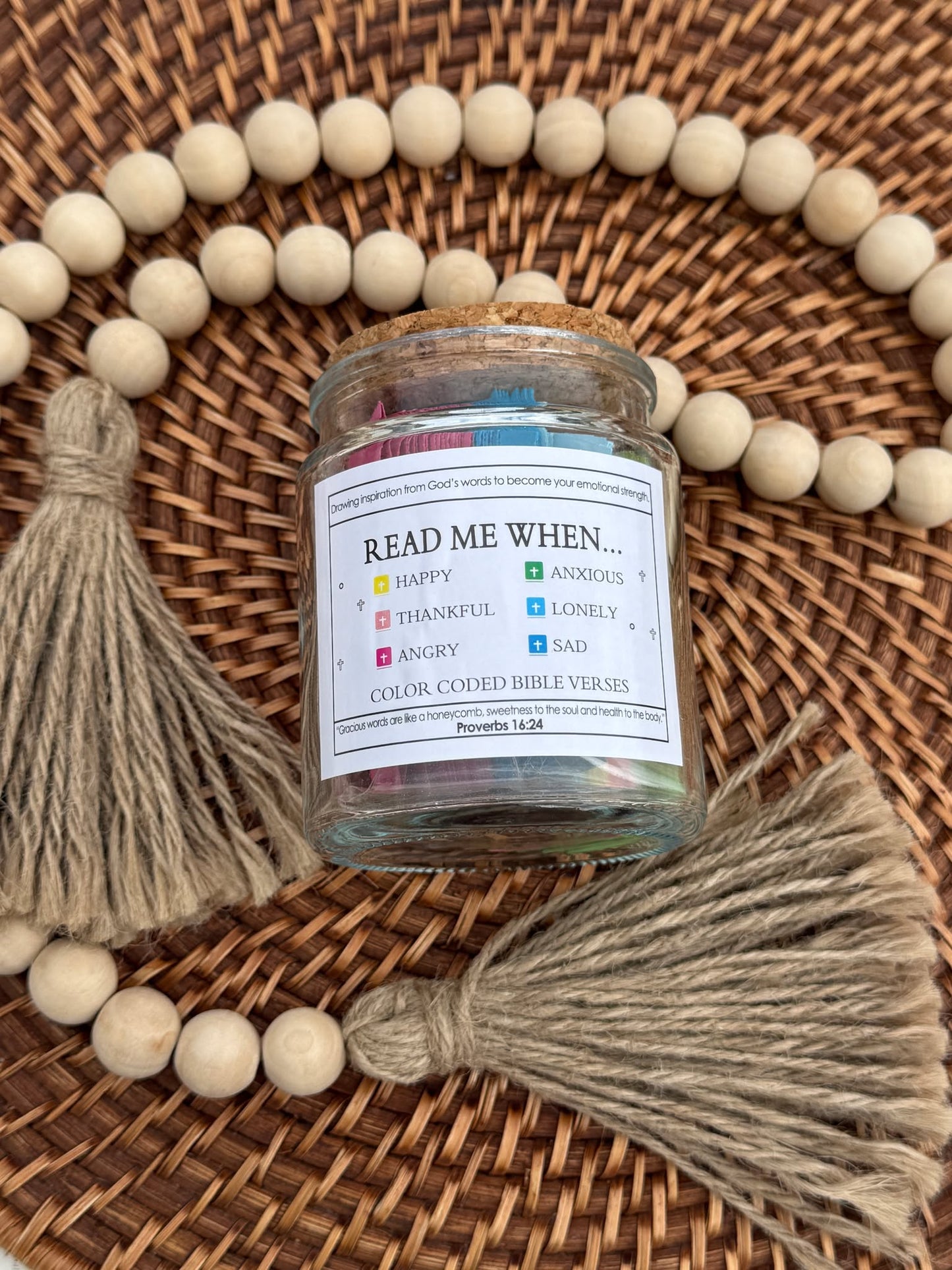 Glass Prayer Jar