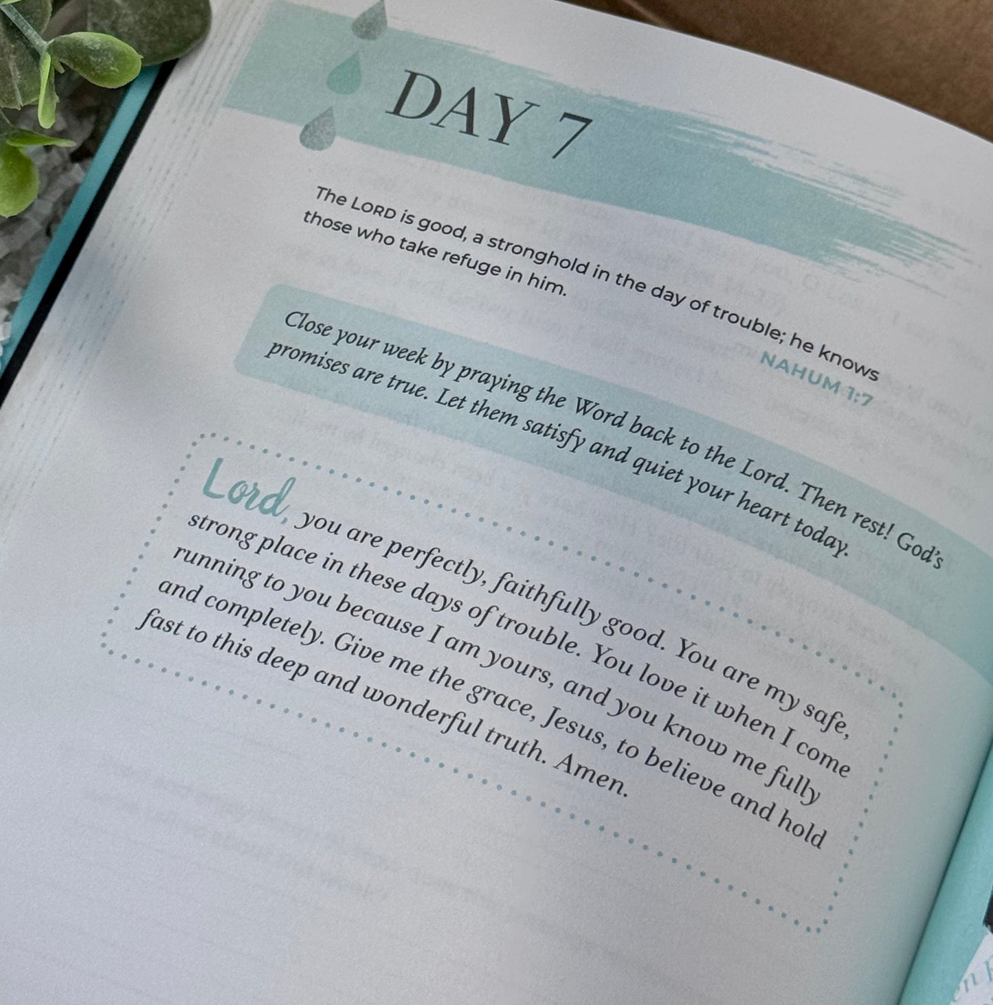 Christian Blessing Box | Faith-Based Gift Box ( Thirsty 12 weeks of drinking from God's word  )