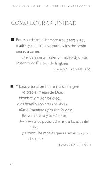 ¿Qué dice la Biblia sobre el matrimonio? (¿Qué dice la Biblia sobre el matrimonio?)