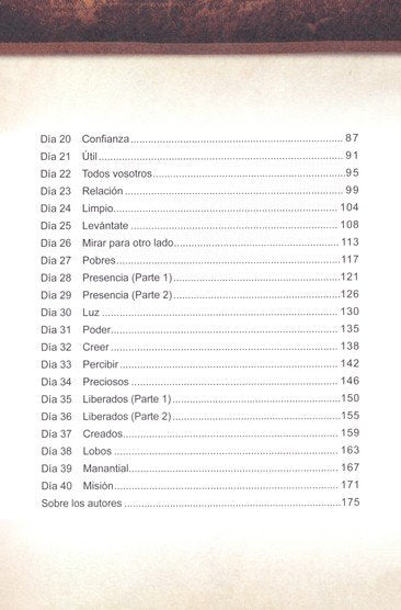 Los elegidos: 40 días con Jesús, libro uno