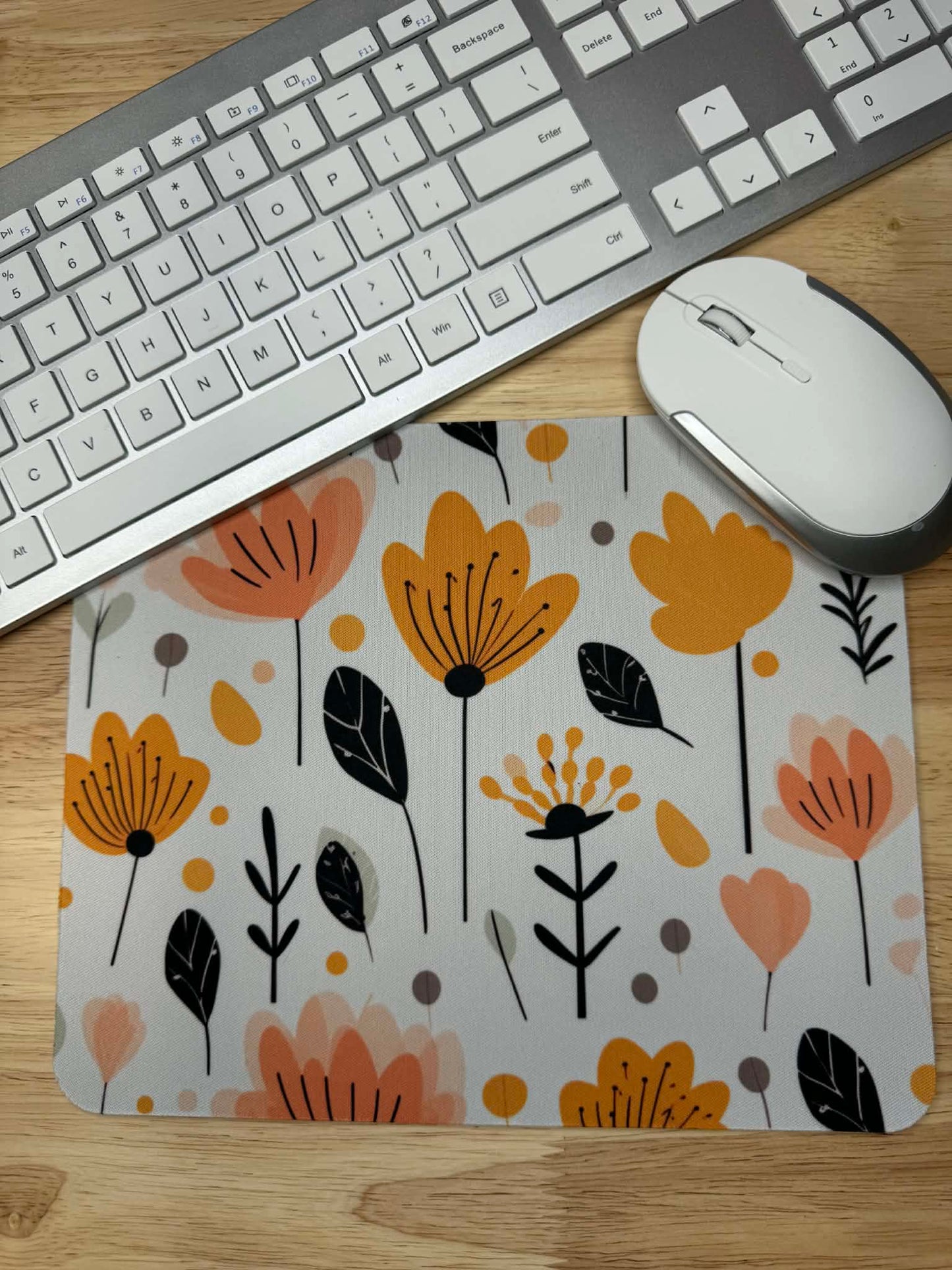 Yellow yard beauty mousepad