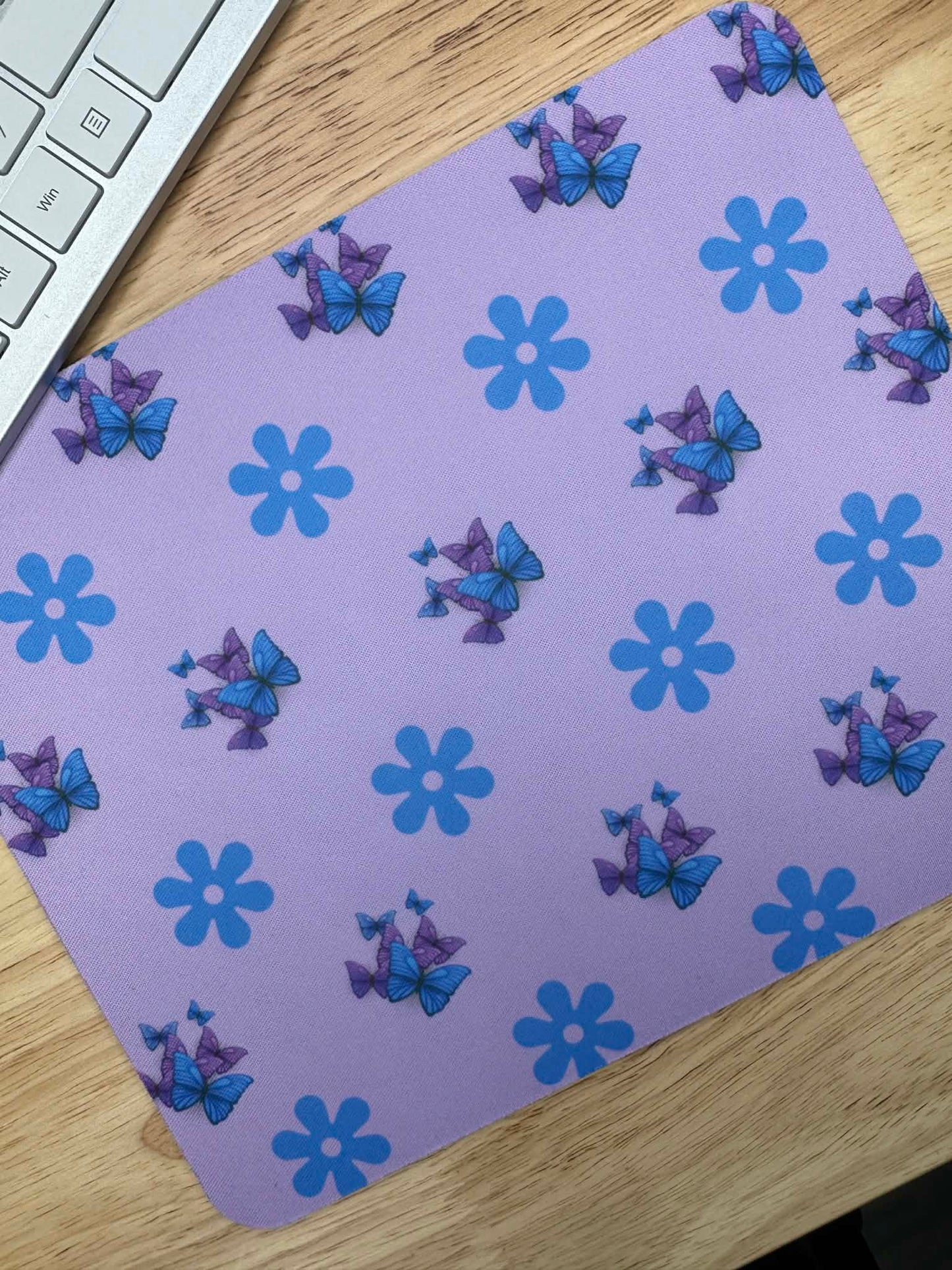 Butterfly & Flowers Mousepad