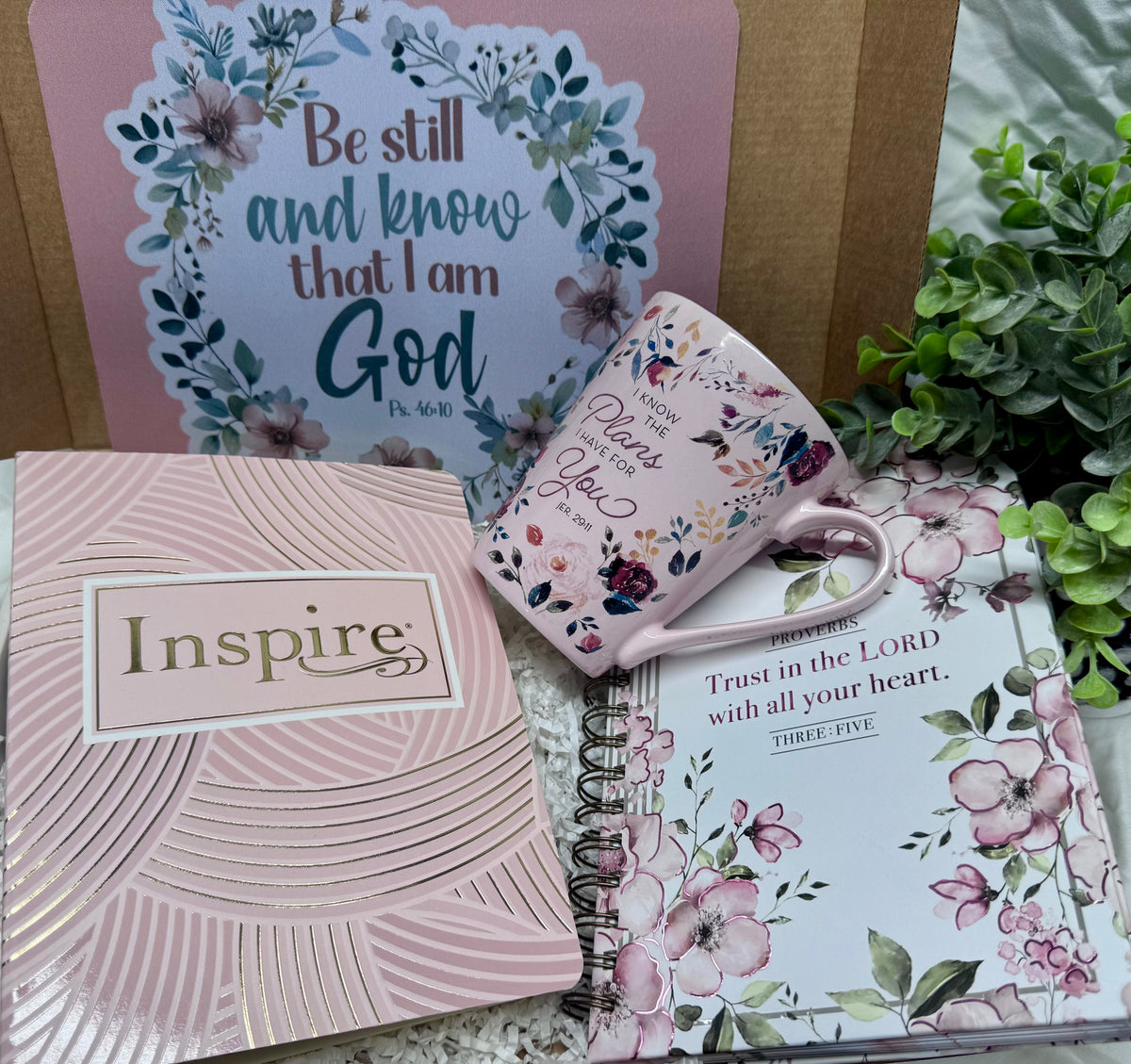 Inspire Bible Gift Box for Women | Christian Bible Gift | Christian Blessing Box | Faith-Filled Gift