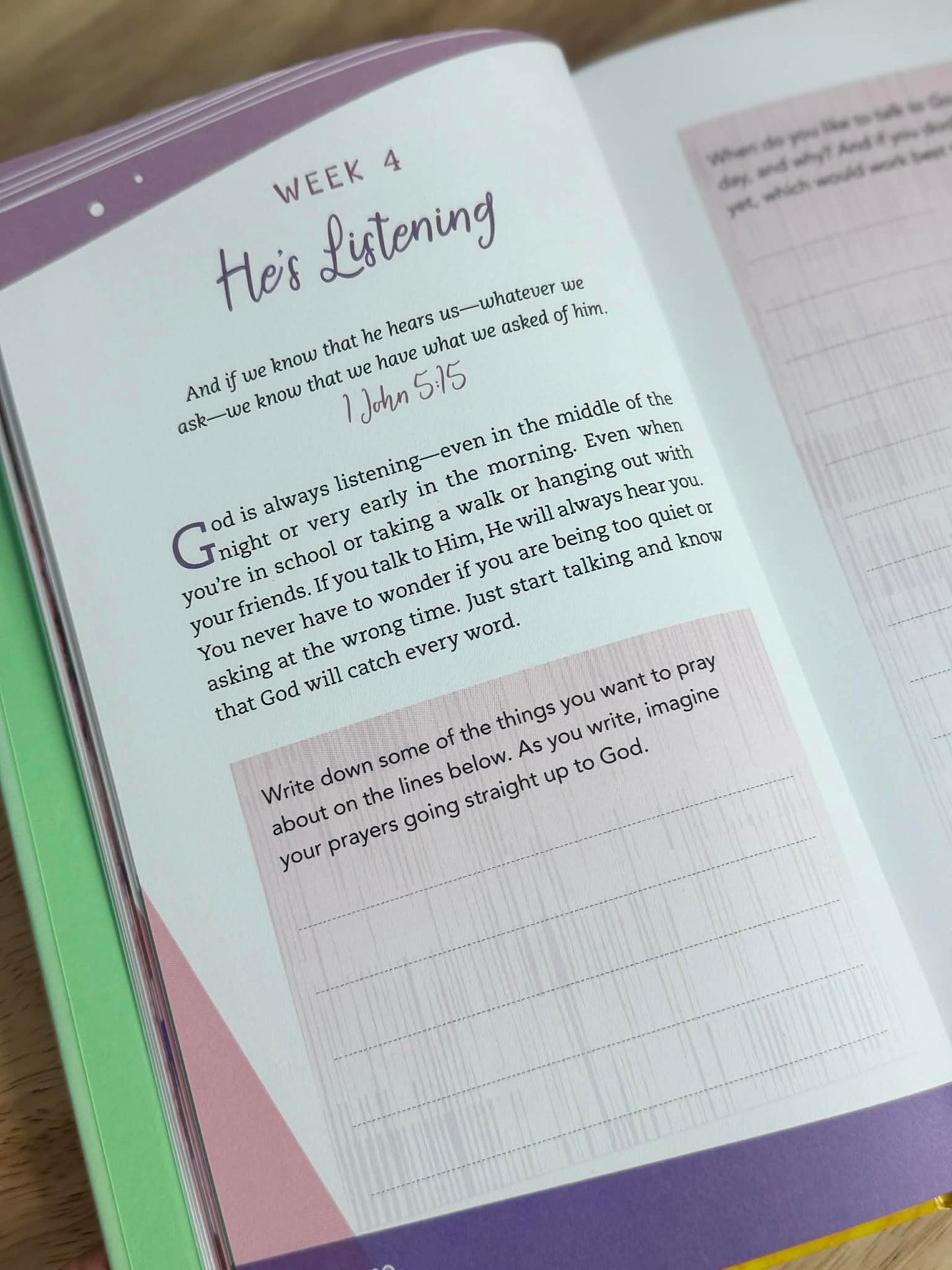 The Weekly Prayer Project for Kids: Journal, Pray, Reflect, and Connect with God