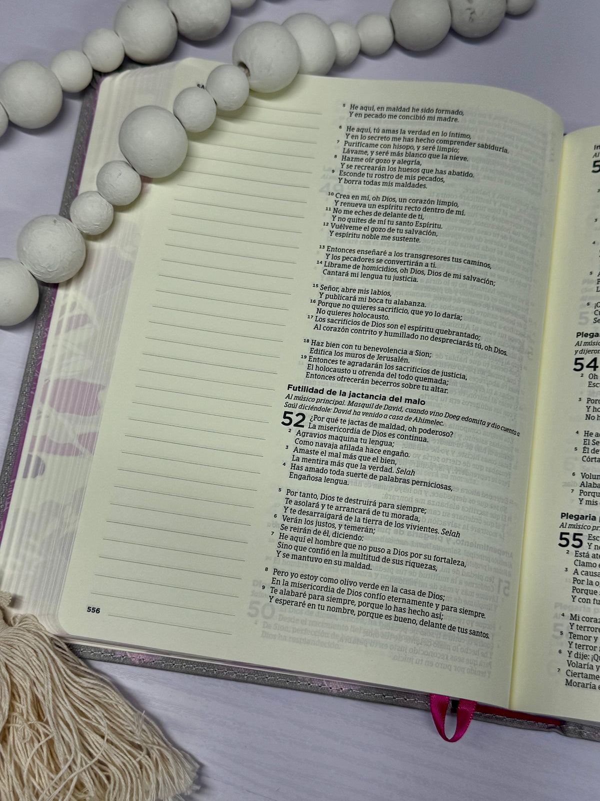 RVR 1960 Biblia de Apuntes — Gris y Floreado | Tapa Dura