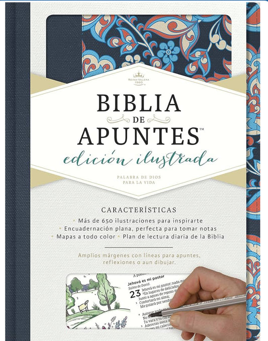 Biblia Reina Valera 1960 de apuntes ( Ilustrada )
