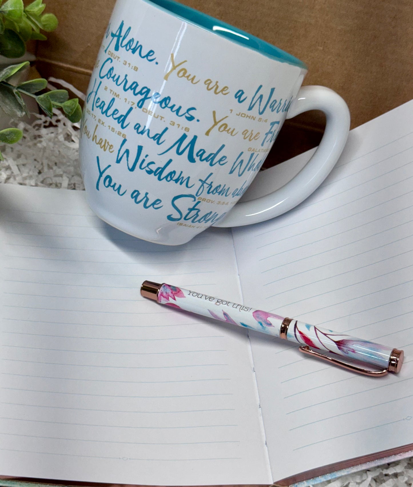 Christian Blessing Box | Faith-Based Gift Box ( Thirsty 12 weeks of drinking from God's word  )