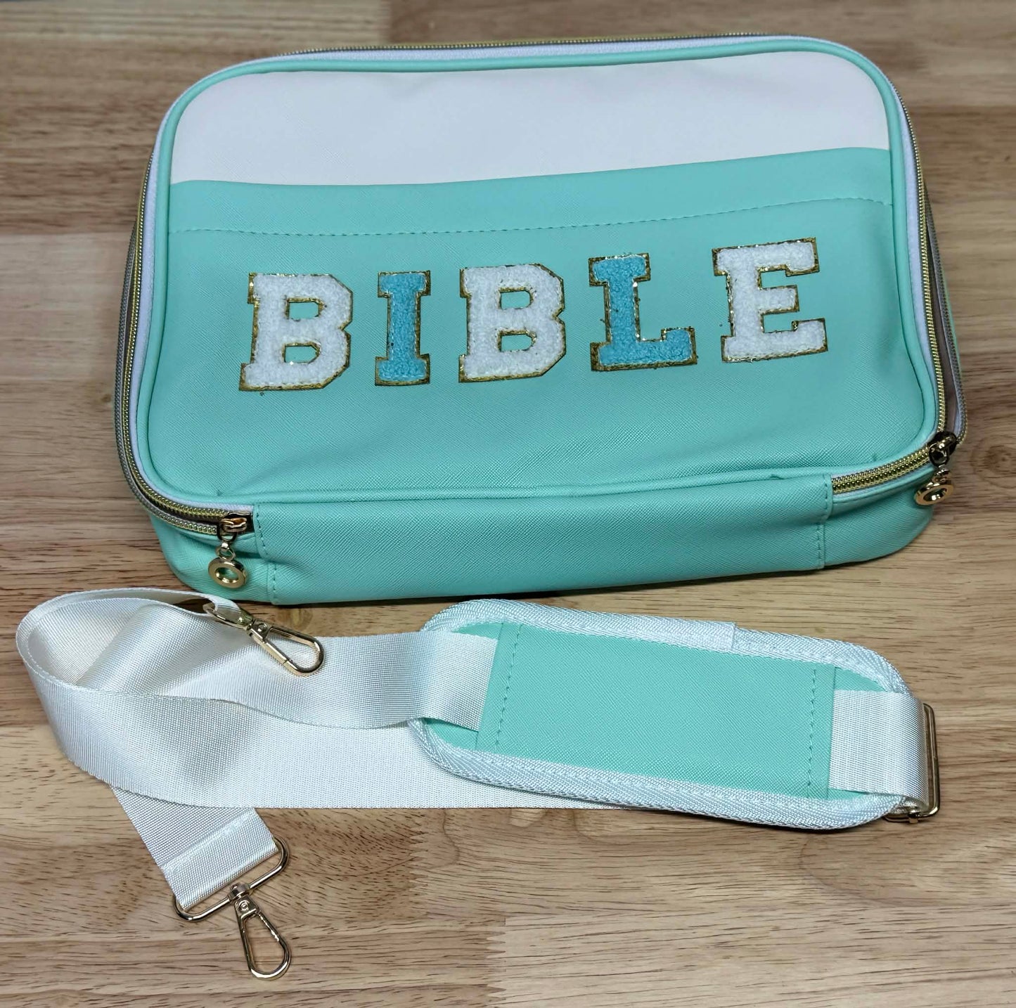 Mint Green Bible Case Set * FREE Stationary Set Included *