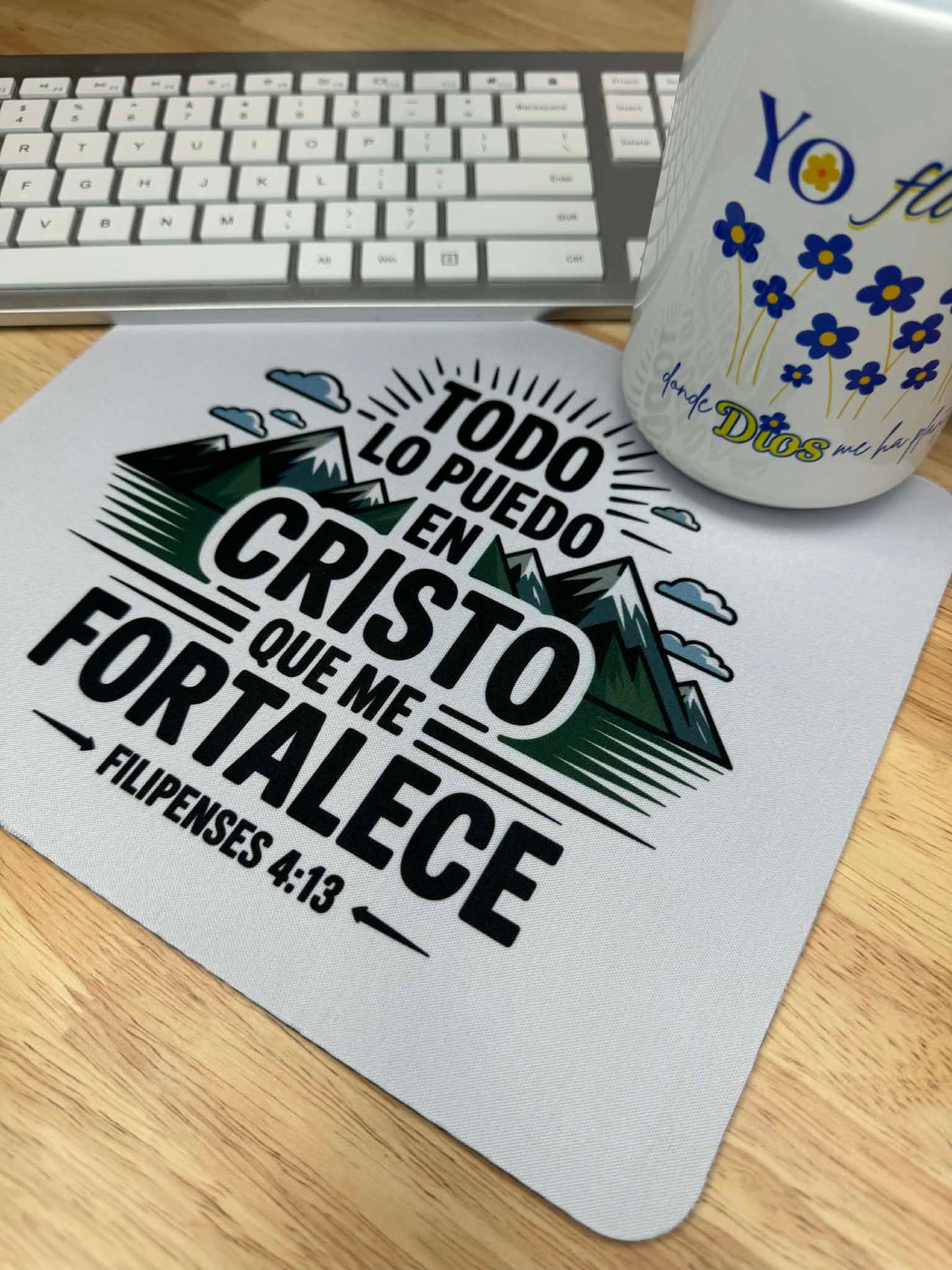 Todo lo puedo en Cristo, Alfombrilla de raton