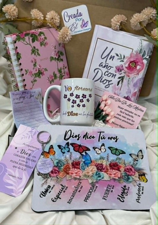 Christian Blessing Box | Faith-Based Gift Box ( Un año con Dios )