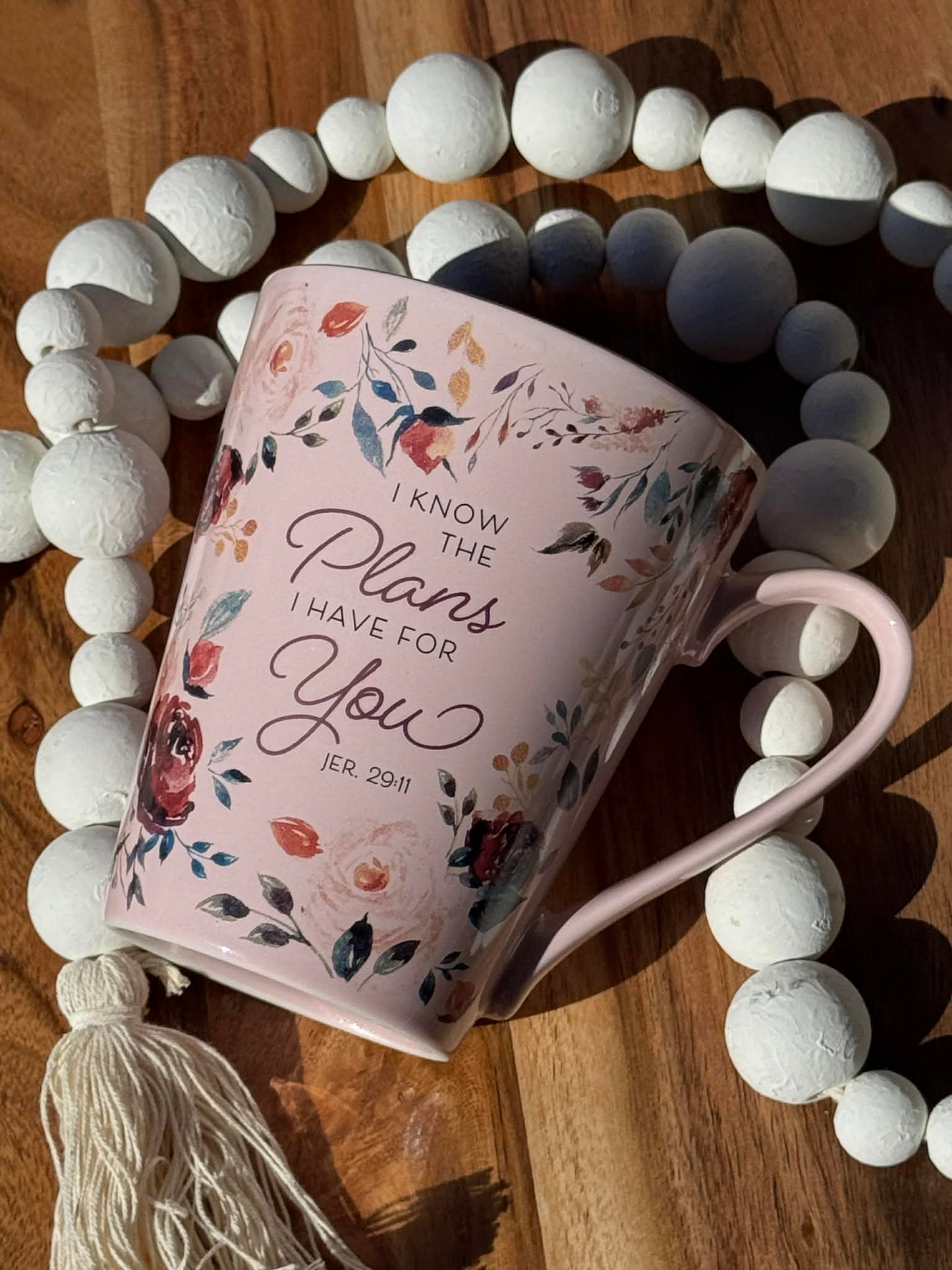 I Know The Plans I Have For You (Jeremiah 29:11)-Plum Floral