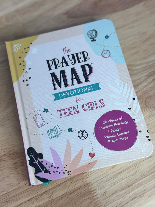 The Prayer Map Devotional for Teen Girls: 28 Weeks of Inspiration Plus Weekly Prayer Maps