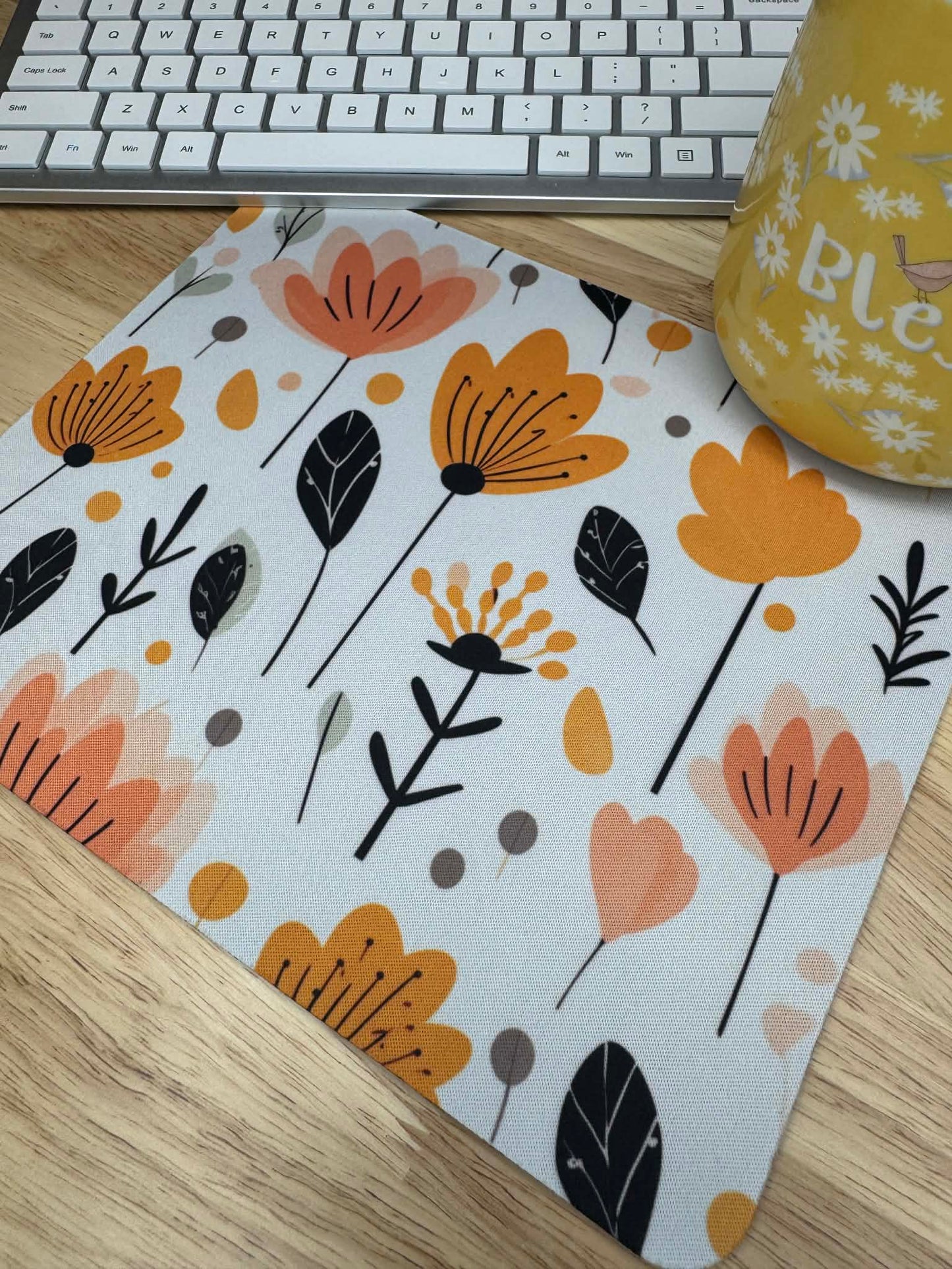 Yellow yard beauty mousepad