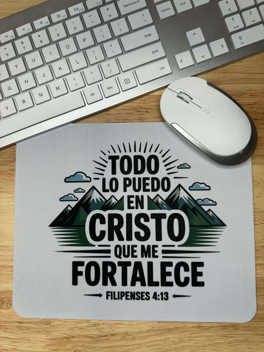 Todo lo puedo en Cristo, Alfombrilla de raton